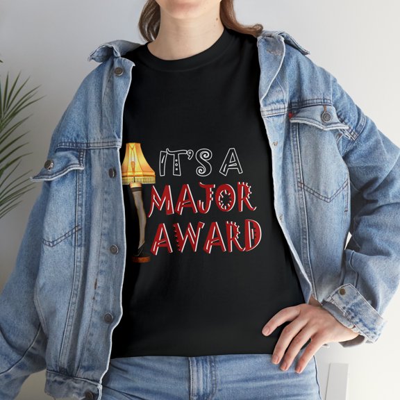 Christmas Leg Lamp It's a Major Award Xmas T-Shirt