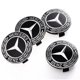 thumbnail image 5 of 4 Uds. Tapacubos Llanta 75mm Emblema Insignia para Mercedes (), 5 of 7