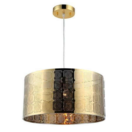 CHLOE Lighting SIERRA Farmhouse 1 Light Gold Ceiling Pendant 15