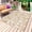 Ginger yellow, variant on Farmhouse Red Outdoor Rug 4x6 Ft - Reversible Patio Rug Outdoor Camping Rugs, Vintage Flower Leaf Botanical Plant Washable Indoor Outdoor Area Rugs, Non-Slip Outdoor Carpet Runner for Deck/Porch