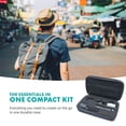 thumbnail image 3 of Movo iVlogger Vlogging Kit para iPhone - Kit de inicio de YouTube compatible con Lightning para creadores de contenido - Accesorios: trípode para teléfono, soporte para teléfono, luz LED y micrófono t, 3 of 5