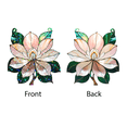 thumbnail image 7 of 89Bloom Magnolia Stained Glass Hologram Ornament, Stained Glass Suncatcher Ornaments Home Decor, Flower Holographic Ornaments, 7 of 7