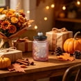 thumbnail image 4 of 23.7 Fl oz Vintage Glass Jar with Lid, Airtight Food Storage Container, Embossed Kitchen Canister with Pumpkin Knob Lid for Sugar, Coffee, Tea, Candy, Cookies, Pasta, Cereal, Decorative Pantry Jar, 4 of 7