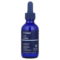 Trace Minerals Ionic Iodine - Liquid Supplement for Nervous System, Hormonal Balance & Immune Support - 70 Ionic Trace Minerals - Gluten-Free & Vegan - 2 fl oz (295 Servings)