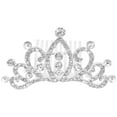 thumbnail image 1 of Miangastore Children Rhinestone Crown Tiara Headband Comb Crowns Hair Decoration Jewelry for Party Birthday Cosplay, 1 of 8