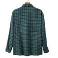 thumbnail image 3 of Njoeus Fashion Men's Cotton Plaid Shirt Loose Youth Long Sleeve Casual Shirts with Pocket, 3 of 8