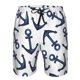 thumbnail image 3 of Fotbe Navy Blue Anchors Trajes de Baño Estampados para Hombre, Shorts de Verano de Secado Rápido, Ropa de Playa, Bañadores-Medium, 3 of 6