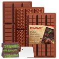thumbnail image 1 of Molde para chocolate ROMINVIC Dubai, paquete de 3 unidades, silicona, 1,3 cm de profundidad, 1 of 7