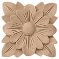thumbnail image 1 of Ekena Millwork ROS05X05SPAL 5 in. W x 5 in. H x .75 in. P Springtime Rosette- Alder- Architectural Accent, 1 of 1