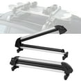 thumbnail image 2 of Universal Ski Snowboard Roof Rack for Cars - 31.7" Lockable Snow Ski Carrier, Fits Most Vehicles (31.7 Inch), 2 of 11