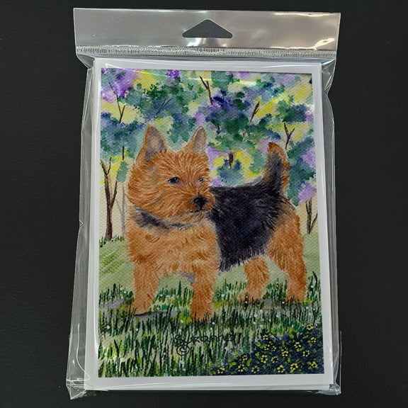 Norwich Terrier Greeting Cards and Envelopes Pack of 8