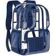 thumbnail image 1 of Mochila transparente PAMANO Heavy Duty para trabajos universitarios, 1 of 5