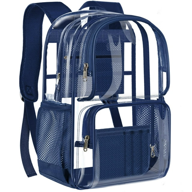 Mochila transparente PAMANO Heavy Duty para trabajos universitarios