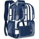 thumbnail image 1 of Mochila transparente PAMANO Heavy Duty para trabajos universitarios, 1 of 5