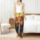 thumbnail image 4 of Fotbe Cute Sunflower Guinea Pig Pantalones de Pijama para Mujer, Pantalones de Dormir, Pantalones Pj con Cordón y Bolsillos-X-Large, 4 of 6
