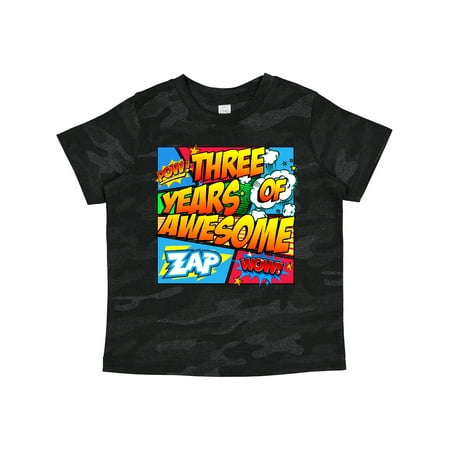 

Inktastic Three Years of Awesome Gift Toddler Boy or Toddler Girl T-Shirt