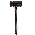 thumbnail image 1 of TEHAUX Gavel Wood Hammer Coffee 1Pack For Auctioneer Events, 1 of 8