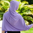 thumbnail image 5 of LEEYNEERCooling Shawl - Instant Heat Relief for Outdoor Events - Soft  Lightweight  Breathable  UPF40 Sun Protection  Machine Washable，Blue, 5 of 5