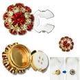thumbnail image 3 of Wojeull Rhinestone Button Covers Buttons For Clothing Detachable Shirt Button Clips Buttons Jewelry Button Snaps With Pliers For Dress Suit Tux Shirt Accessories 1pc, 3 of 3