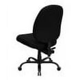 thumbnail image 4 of Flash Furniture HERCULES Series Big & Tall 400 lb. Rated Black Fabric Executive Swivel Ergonomic Office Chair with Adjustable Back, 4 of 6