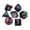 H, variante sur 7x Accessoires Polyédriques Peints D8 D10 D12 D20 Jeux de Famille Multi-Faces pour Jeux de Rôle RPG