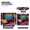 thumbnail image 5 of Decal Skin for PS4 Slim / PS4 Pro / PS4, Whole Body Vinyl Sticker Cover for Playstation 4 Console and Controller (Day of the Dead Inspired-1), 5 of 5