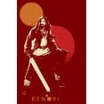 thumbnail image 2 of Women's Star Wars: Obi-Wan Kenobi Two Suns and Kenobi Outline Graphic Tee Red Medium, 2 of 4