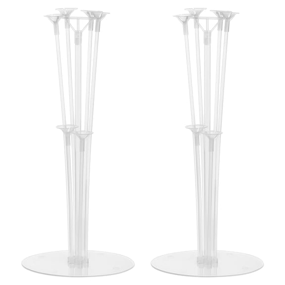 NICEXMAS White Floating Balloon Stick Set, Reusable 2 Pieces, Easy to Use Party Decoration Accessories
