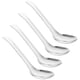 thumbnail image 3 of cucharas de acero inoxidable para servir sopa de buffet, cucharón de acero inoxidable, cuchara para cantina de hotel, utensilio de cocina., 3 of 7