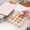 thumbnail image 1 of Caja de almacenamiento de huevos LLKK, caja de huevos, puede contener 24 huevos, duradero y conveniente (verde, rosa, azul) LingWen 8390612380600, 1 of 1