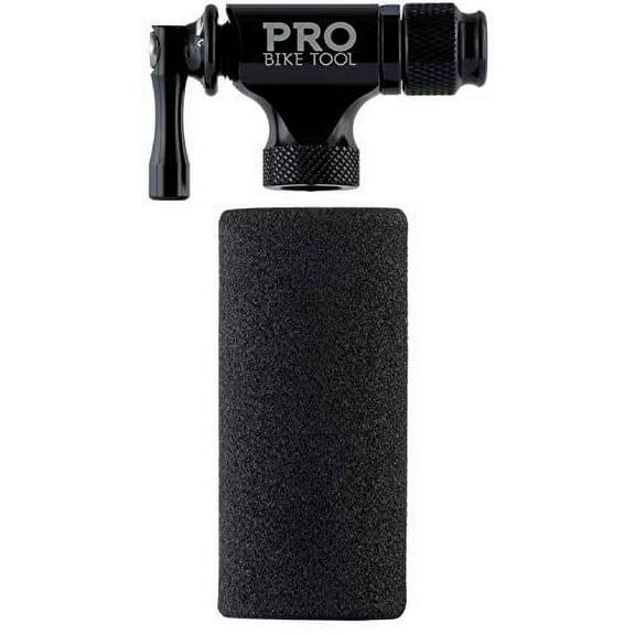 PRO BIKE TOOL CO2 Inflator for Bike Tires - Black - Quick & Easy