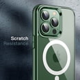 thumbnail image 7 of JETech Magnetic Case for iPhone 13 Pro Max 6.7-Inch Compatible with MagSafe Wireless Charging, Shockproof Phone Bumper Cover, Anti-Scratch Clear Back (Alpine Green), 7 of 7