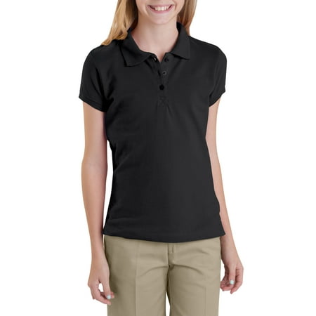 - Genuine Dickies Short Sleeve Pique Polo (Big Girls)