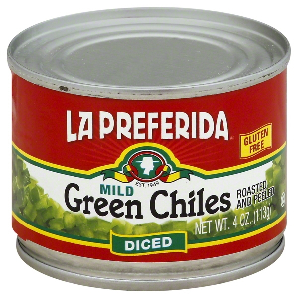 La Preferida Mild Diced Green Chiles, 4 Oz