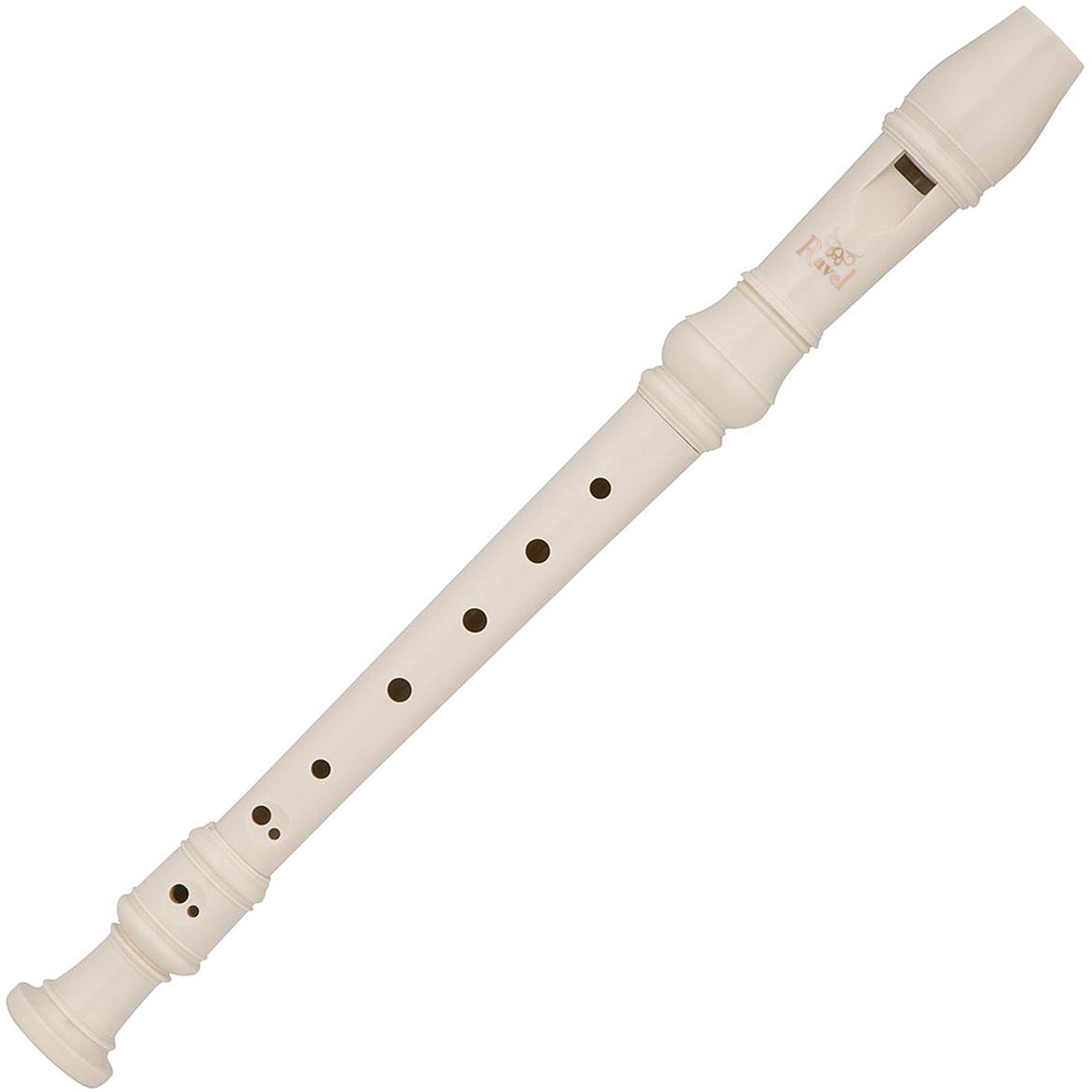 Ravel Ivory Recorder w/ Cleaning Rod 