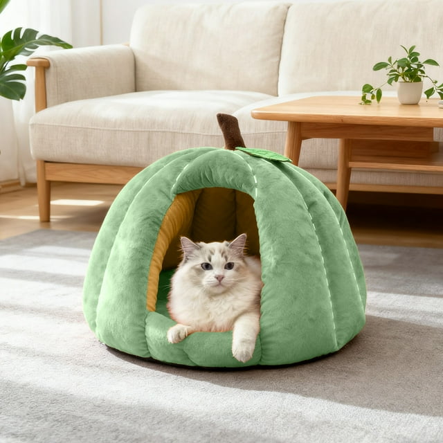 RKSTN Cat Bed Code M-Green Pumpkin Nest