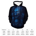 thumbnail image 7 of LAOLIUSN Hoodies Men Skull 3D Graphic Print Sweatshirts Pullover Tops with Pocket, S-4XL, 7 of 7