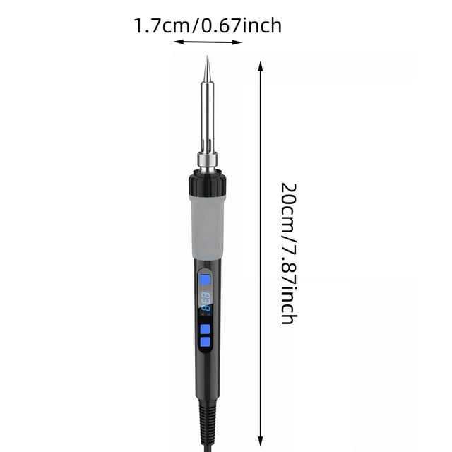Ltdhehe Industrial Grade Welding Pen Tool Set 90W Soldering Kit Cutting And Descaling Welder Machine Adjustable Temperature Digital Display With 5 Soldering Tips