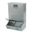 thumbnail image 1 of Brower 22H 2 Door Steel Hog Supplement Feeder, 3.7 Bushels, Feeds 8 Hogs, 1 of 3