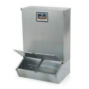 Brower 22H 2 Door Steel Hog Supplement Feeder, 3.7 Bushels, Feeds 8 Hogs