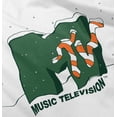 thumbnail image 5 of Retro MTV Winter Candy Cane Logo Toddler Boy Girl T Shirt Infant Toddler Brisco Brands 6M, 5 of 6