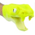 thumbnail image 1 of Light Green Viper Hand Puppet Gloves Toy Story Telling Scary Horror Halloween Decoration Doll Props, 1 of 5