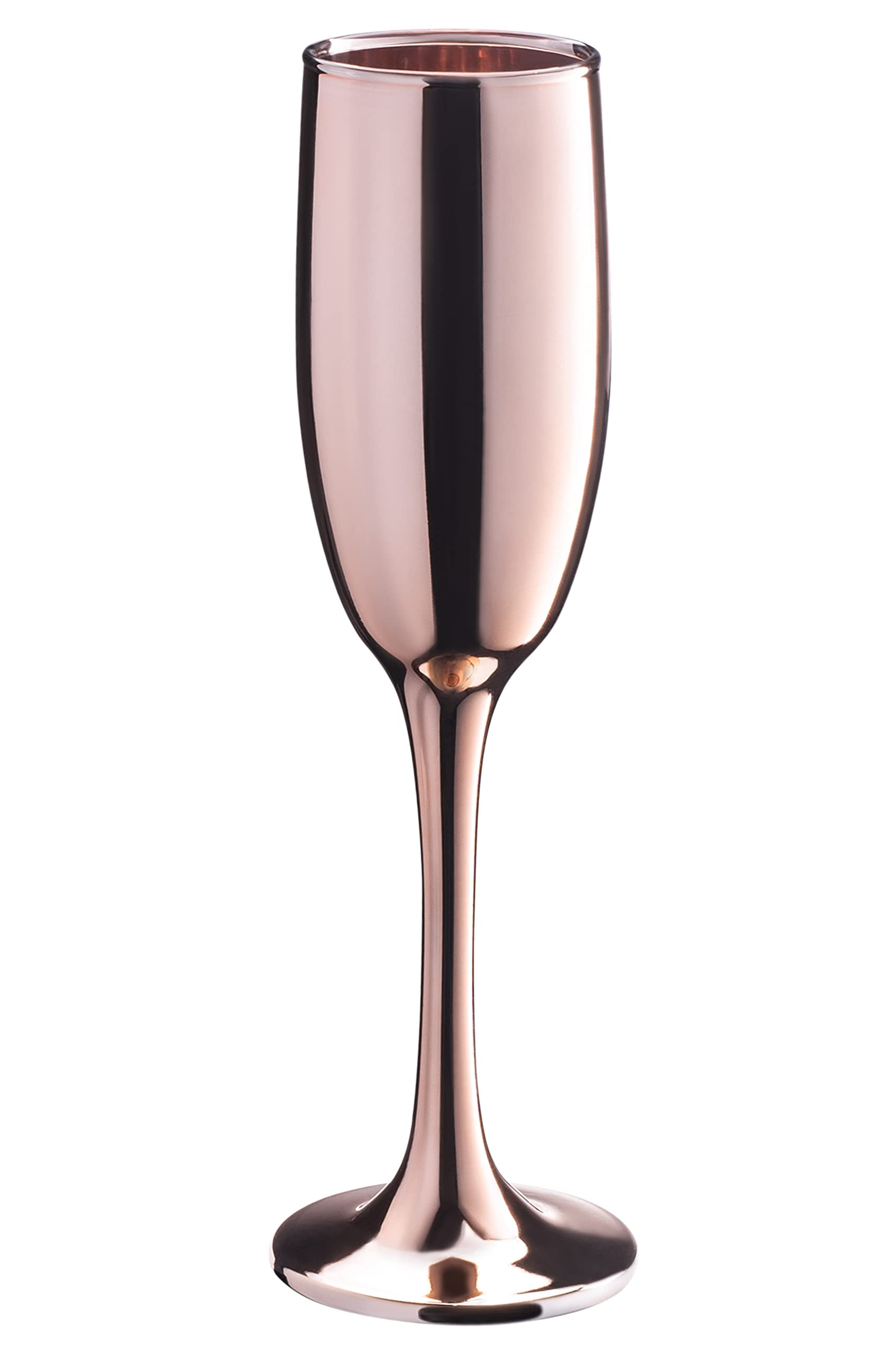 VikkoDcor Rose Gold Champagne Flutes 6 Ounce Capacity Perfect for