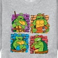 thumbnail image 3 of Teenage Mutant Ninja Turtles - TMNT Bricks - Men's Crew Neck Fleece Pullover, 3 of 5