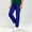 Blue, variant on IUYRTFE Women Workwear Scrub Pants Elastic Waist Drawstring Cargo Trousers with Pockets for Healthcare Daily Wear