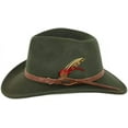 thumbnail image 2 of Outback Trading Co Men's Co. Randwick Upf 50 Sun Protection Crushable Wool Hat Moss, 2 of 4