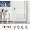 thumbnail image 3 of Twin Door Draft Stoppers,2 Pack Draft Blocker For Bottom Of Door Guard Nois, 3 of 5