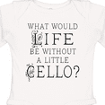 thumbnail image 4 of Inktastic Cellist Music Gift for Cello Player Boys or Girls Long Sleeve Baby Bodysuit, 4 of 5