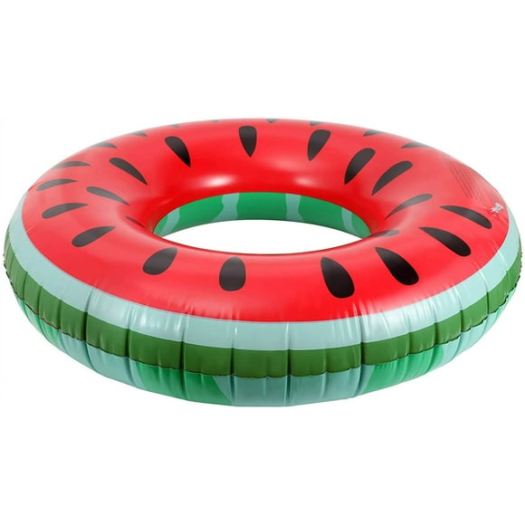 Fruit Pool Floats for Kids Adults, Inflatable Swim Rings Swimming Pool Float Tube Round Swimming Tube Water Fun Beach Pool Toys for Summer Party 80cm