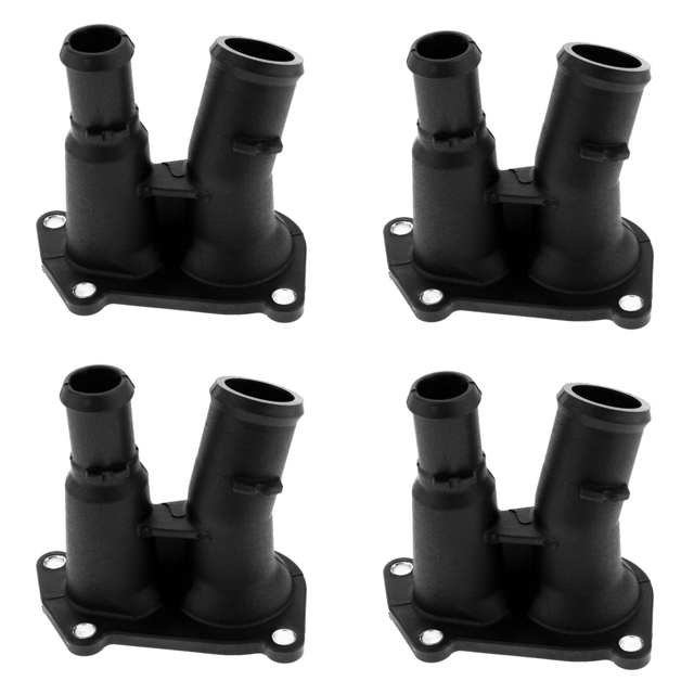 4X Engine Coolant Thermostat Housing Cover 98MM9K478DA for Fiesta Box Car Outlet Pipe 98MM-9K478-DB